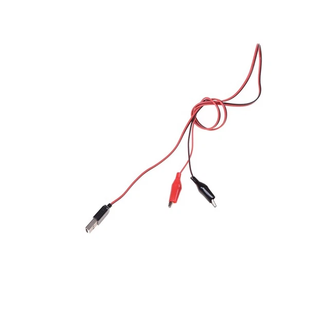 1 Paio USB Morsetti A Coccodrillo Filo Di Coccodrillo Maschio - Foto 2