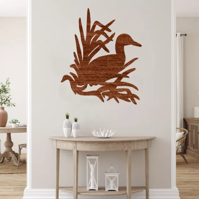 Duck in Grass Cut out, Wood plaque sign, Home decor, wood Crafts supplies