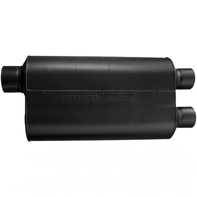 Flowmaster Super 50 Muffler - 3.00 Offset In / 2.50 Dual Out - Mild Sound