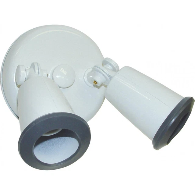 Nuvo Lighting 76/684 White 9-1/2"H 2-Light Outdoor Flood Light