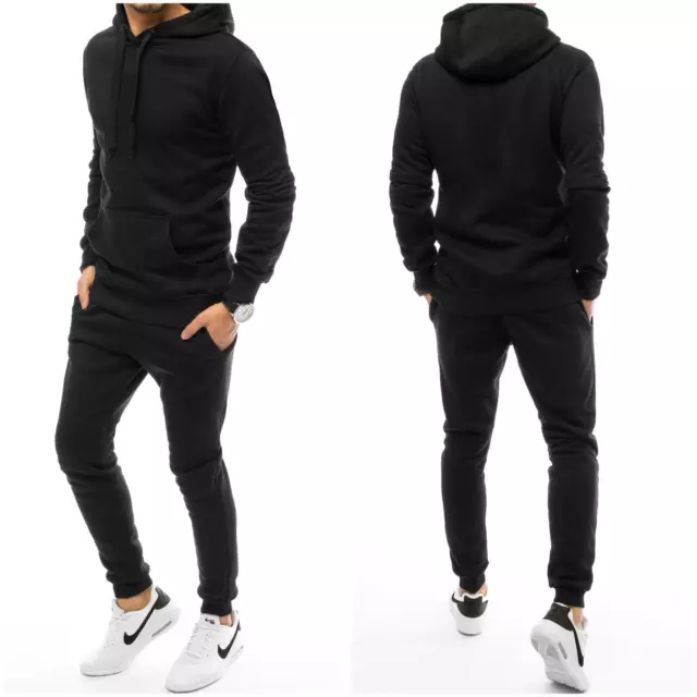 Herren Trainingsanzug Sportanzug Jogginganzug Set Hoodie mit Hose Sport DSTREET