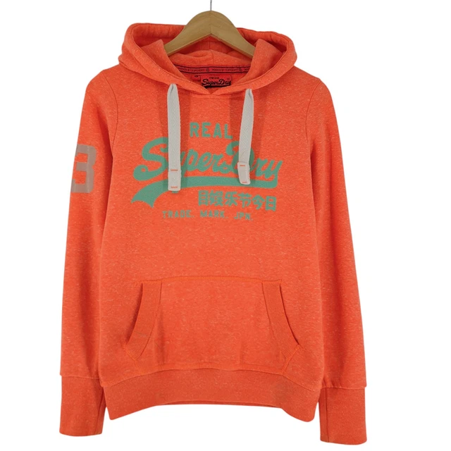Sweat à Capuche Superdry Rouge Zip Intégral – Femme XS – Excellent état