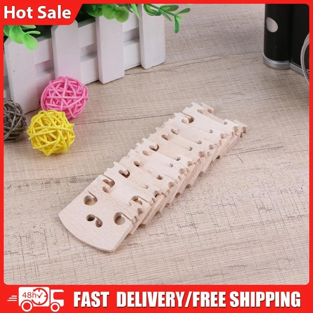 10pcs 4/4 Violin Bridges DIY Maple Fiddle Bridge Replacement Violins Accessories