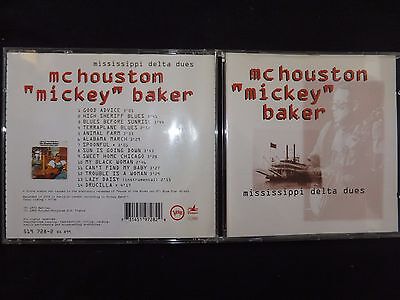 CD McHOUSTON MICKEY BAKER / MISSISSIPPI DELTA BLUES / RARE POCHETTE /