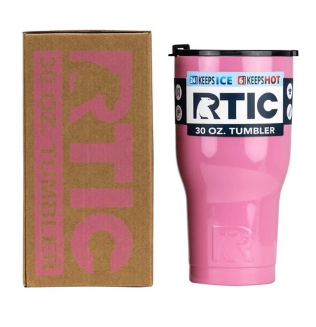 RTIC 20oz 30oz Stainless Steel Tumbler 2020 Model with 2020 Splash Proof Lid