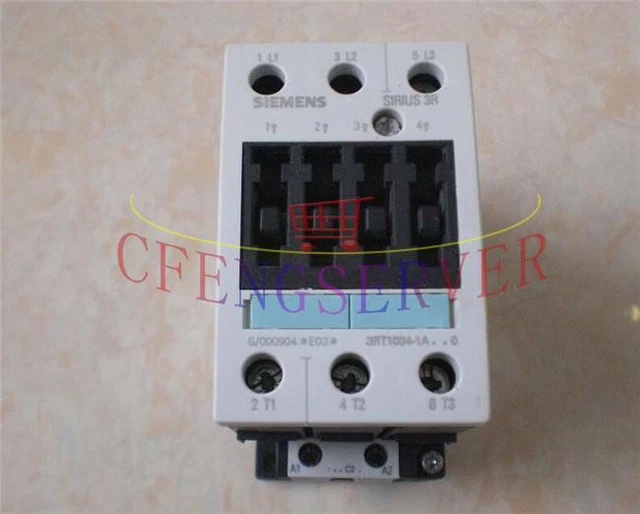 New 1PC Siemens Contactor 3RT1034-1AC20 24VAC 32 AMP 3 POLE 3RT10341AC20