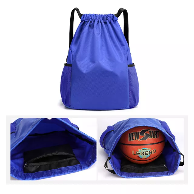 Waterproof Sport String Drawstring Bag Pack Sack School Gym Tote Backpack Casual 3