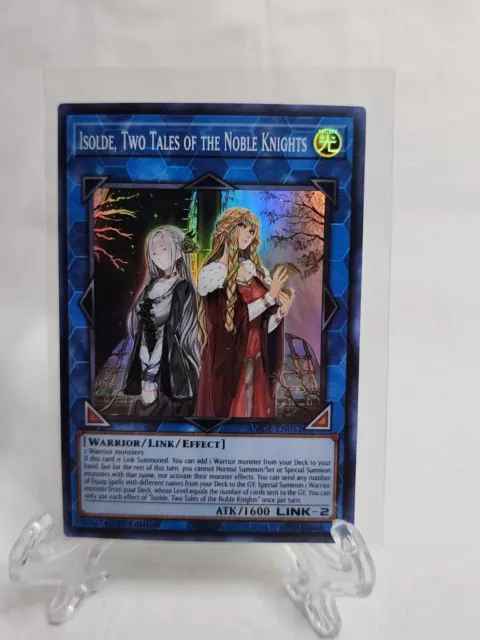 YUGIOH Super Rare AMDE-EN052 Isolde, Two Tales of the Noble Knights Yu-gi-oh! NM