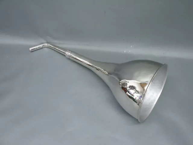 Stethoskop Hörrohr Hearing Pipe  Hörverstärker 40 cm Ear Trumpet  silbern 2