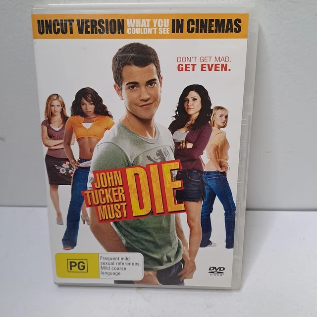 John Tucker Must Die  (DVD, 2006) Region 4 uncut version 1 disc free postage