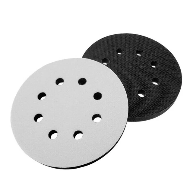 Supports De Protection Pour Patins De Ponçage | Lot De 2 | Diamètre 150 Mm, 70 Trous | Compatible Meuleuses Et Ponceuses Excentriques