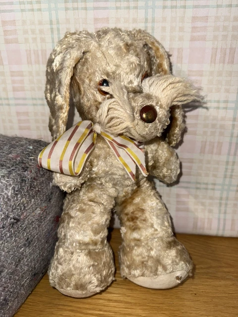Peluche STEIFF Foxy Fox Terrier 35cm - Debout - Original