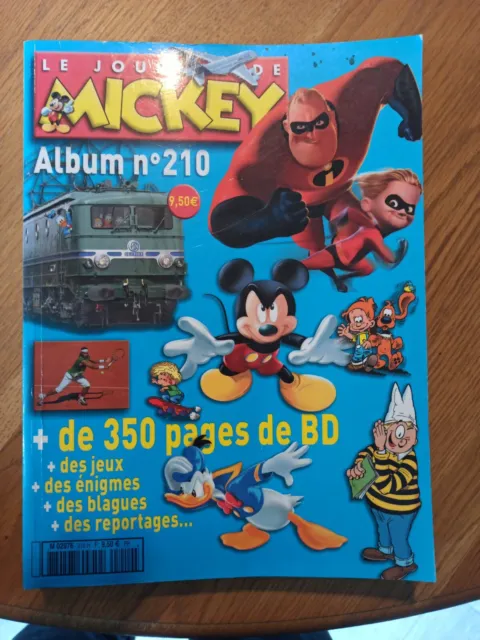 LE JOURNAL DE MICKEY ALBUM N° 210 DU N° 2759 AU N° 2770 Livre  état bon