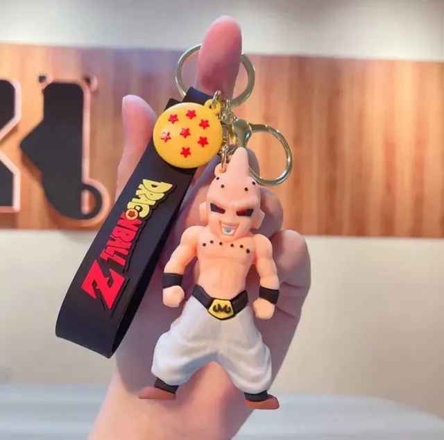 "Personaje de Dragon Ball Z / Majin Buu 3D / PVC 3" / Llavero 🙂