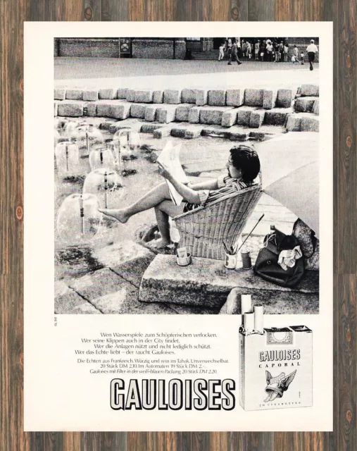 Gauloises Cigarettes - Reklame Werbeanzeige Original-Werbung 1973 (9)