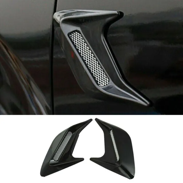 2x Universal Car SUV Decorative Air-Flow Intake Hood Scoop Vents Bonnet Covers