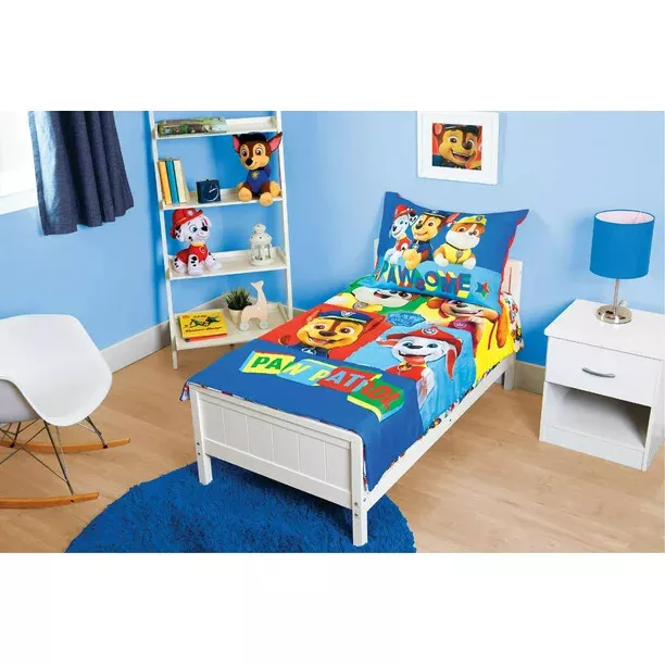 PAW Patrol 4-Piece Pawsome Toddler Bedding Set NIP