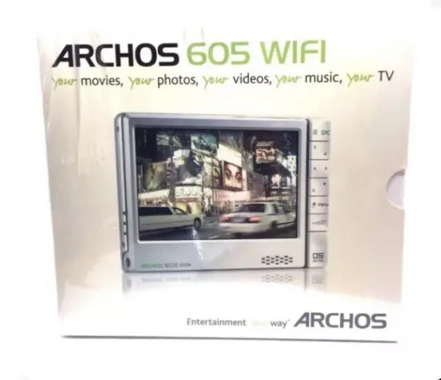 Archos 605 Wi-Fi Portable Media Player 160 GB  C/W Docking Stn - (500966)