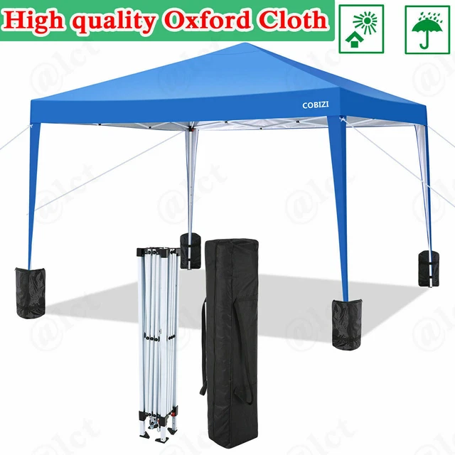 3x3m Pavillon Faltpavillon Wasserdicht Popup Gartenzelt Partyzelt mit 4 Sandsack 5