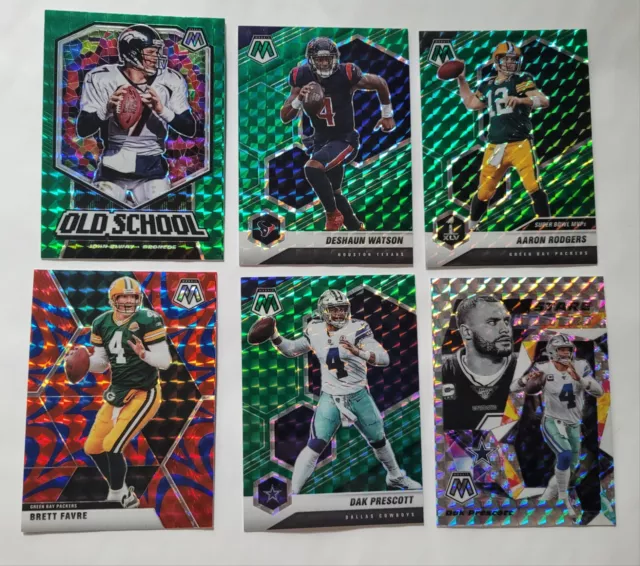 17 Panini Quarterback Prizm and Die-Cut Card Lot