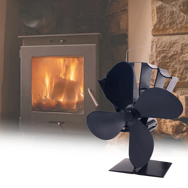 Ventilatore per stufa innovativo a risparmio energetico 4 taglierine ventilatore per stufa facile da usare