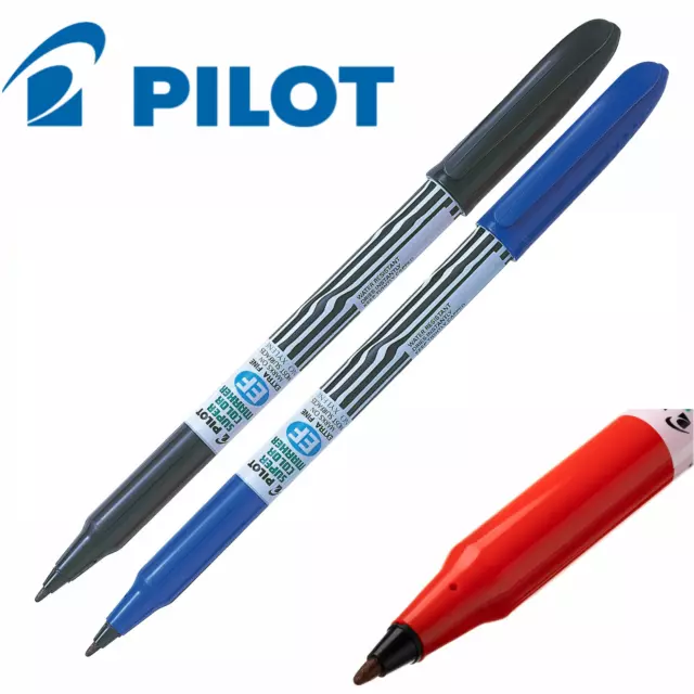 Pilot Super Color Metallic Paint Marker Pen Extra Fine Twin Pack