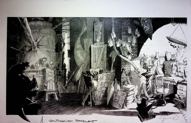 Atlantis: The Lost Empire  SIGNED Dennis Greco Production Background Layout Copy
