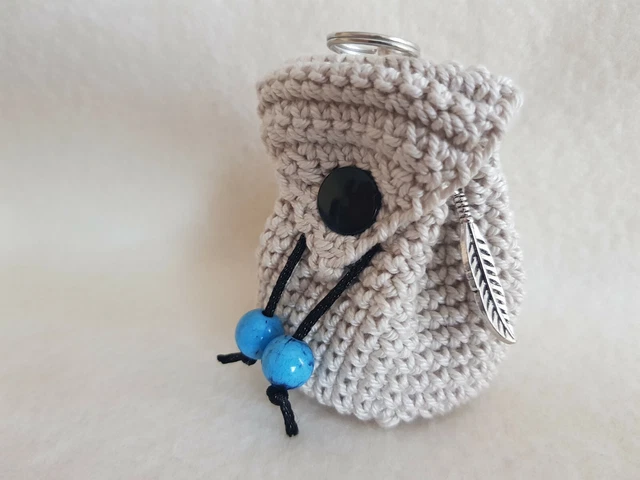 Schlüsselanhänger Rucksack Rucksäckchen gehäkelt Handarbeit Handmade