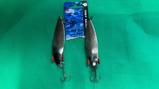 2 Abu Garcia TOBY SALMO  30g  Lures Spinners Salmon Trout Pike Fishing.