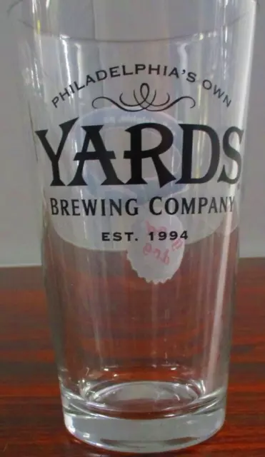 Philadelphia's Own, YARDS Brewing Company Pint Beer Glass, Est. 1994