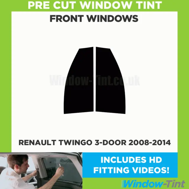 Pre Cut Car Window Tint for Renault Twingo 3-door 2008-14 Front Windows Film