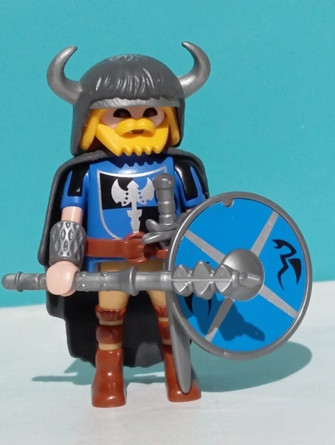 PLAYMOBIL 2X FIGURINES historique guerrier viking/nord/ custom rare 1 PLAYMOBIL 2X FIGURINES historique guerrier viking/nord/ custom rare 1