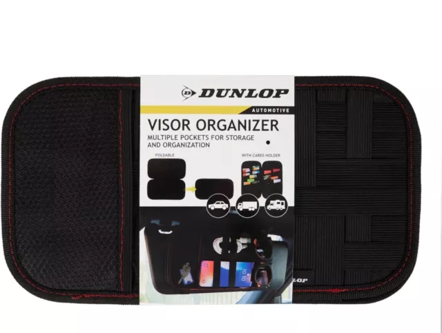 Dunlop Sonnenblenden Organizer für Auto LKW Camper Sortiertes Auto NEU & OVP 2