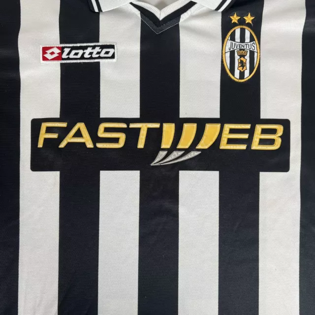 Ultra Rare Original Juventus 2001/2002 Home Football Shirt Men’s Large