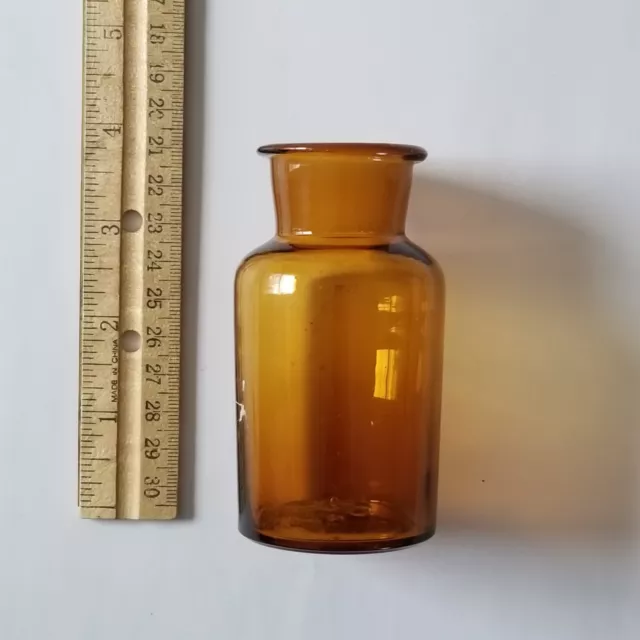 MOUTHBLOWN APOTHECARY JAR 100 ml BELGIUM early 1900s