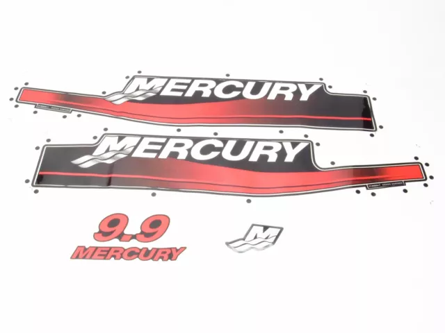 Genuine Mercury Marine Mercruiser OEM Outboard 9.9 Decal Set 37-12836A00