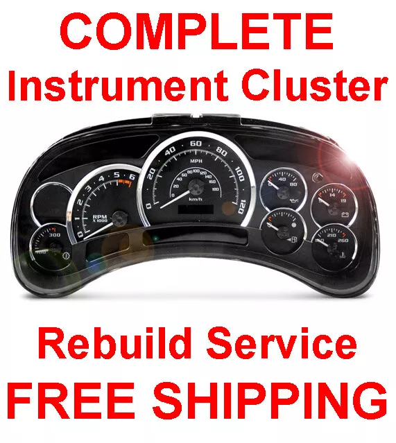 2002-2006 Cadillac Escalade Speedometer Instrument Gauge Cluster Panel REPAIR
