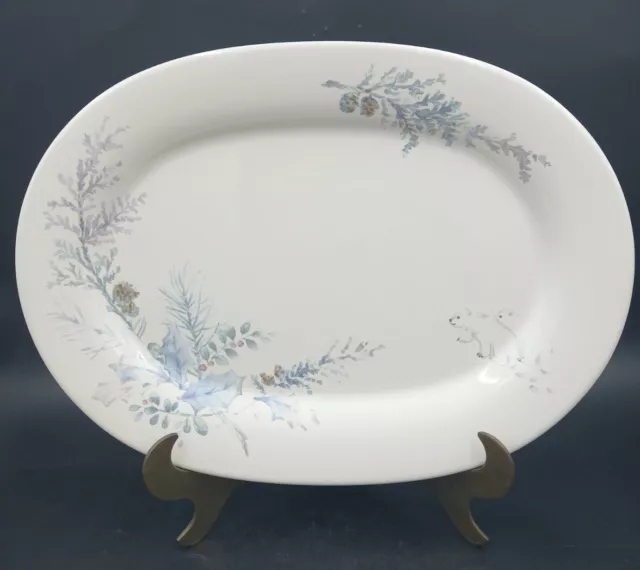 Pfaltzgraff WINTER FROST 14 1/2 Inches Oval Platter