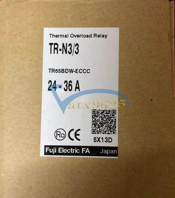 NEW FUJI TR-N3/3 Thermal overload protection relay 24-36A 28-40A 34-50A 45-65A