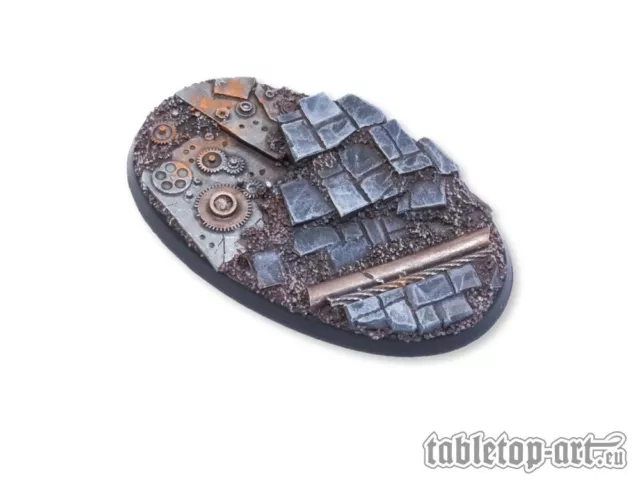 Tabletop Art - Ancient Machinery Bases - 75mm Oval 2 TTA106406  - (TA216)