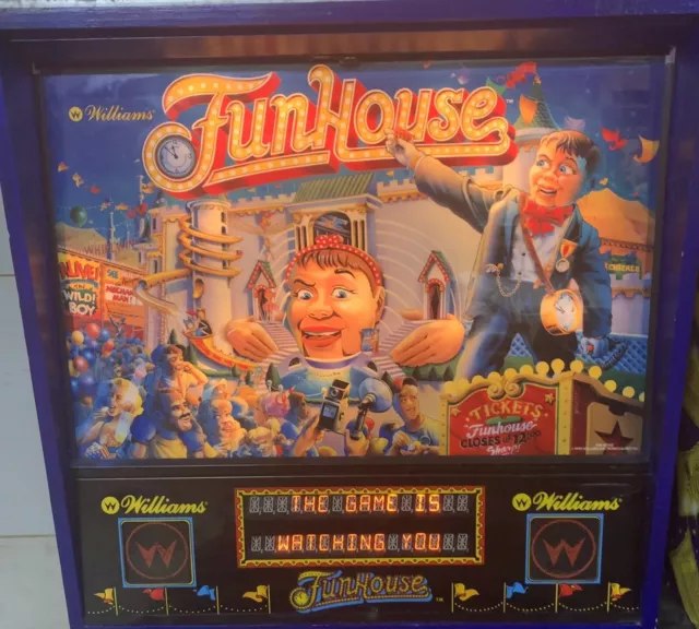 WILLIAMS FUNHOUSE PINBALL MACHINE LEDs RUDY IS WATCHING YOU