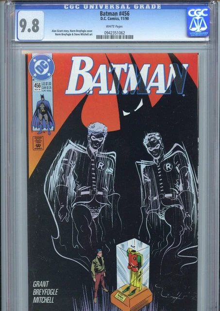 1990 Dc Comics Batman #456 Cgc 9.8 - Alan Grant - Tim Drake Robin -  1 Of 11 Wow