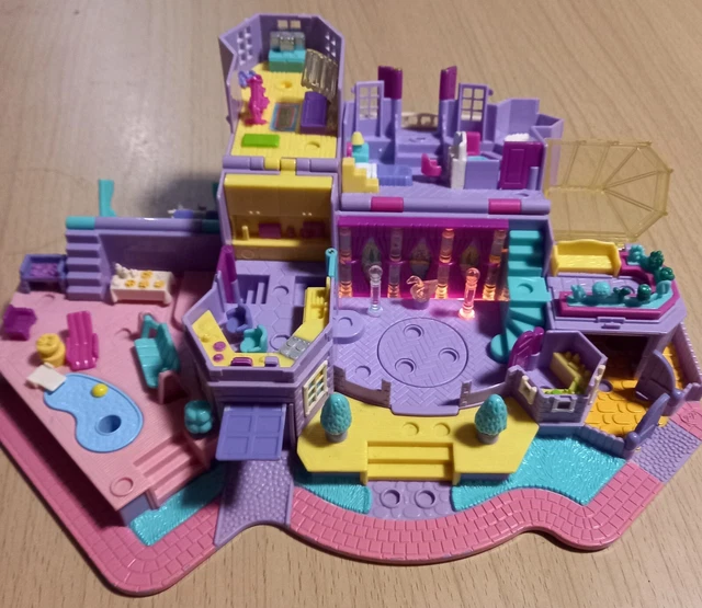 Polly Pocket vintage cœur jaune maison & bébé – Bluebird 1994 – complet - Collection