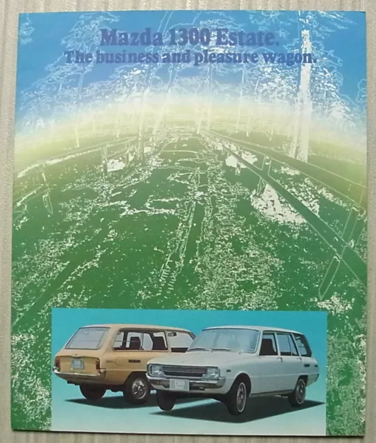 MAZDA 1300 ESTATE LF Car Sales Brochure 1973