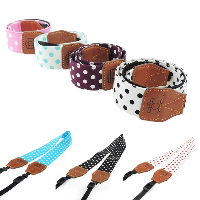 Polka Dot Accessories DSLR Neck Outdoor Lightweight Durable Camera Strap