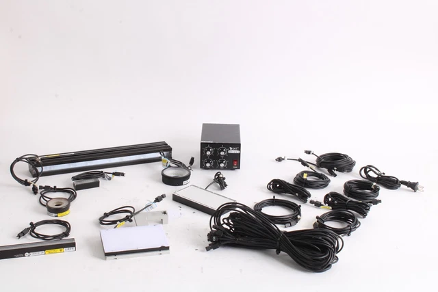 OPT Machine Vision OPT-AC4-4 Controller Con Luce LED Unità E Estensione Cavi