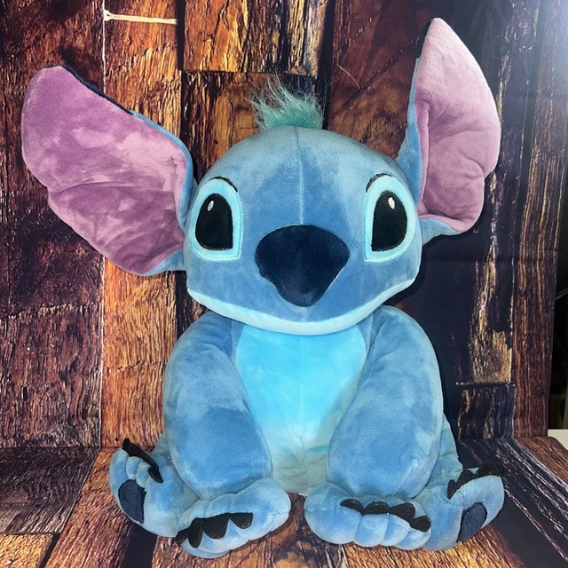 DISNEY LILO & Stitch Jumbo STITCH Plush Stuffed Toy Blue Alien 16" Tall