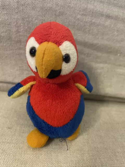 Fiesta Toys Tropical Parrot Stuffed Animal Plush 5” A57968
