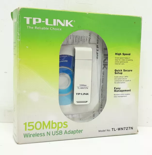 Adaptador inalámbrico N USB TP-Link TL-WN727N 150Mbps