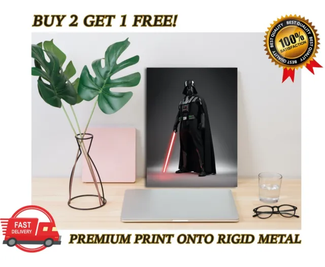 Darth Vader Star Wars METAL Poster Classic Movie Art Print Plaque Gift